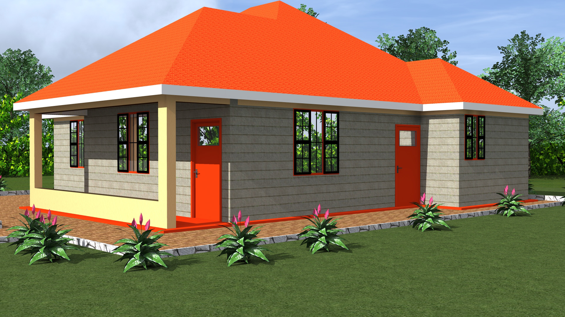 3 Bedrooms Design RMC03 Ujenzi Forum
