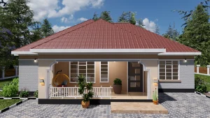 front view 3 bedrooms with floorplan