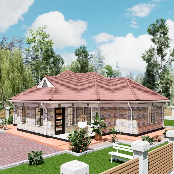3 bedrooms design RMC30 Front View 1