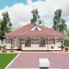 3 bedrooms design RMC30 Front View