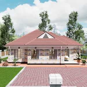 3 bedrooms design RMC30 Front View