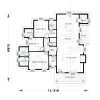 Ensuite 3 bedroom house design floor plan