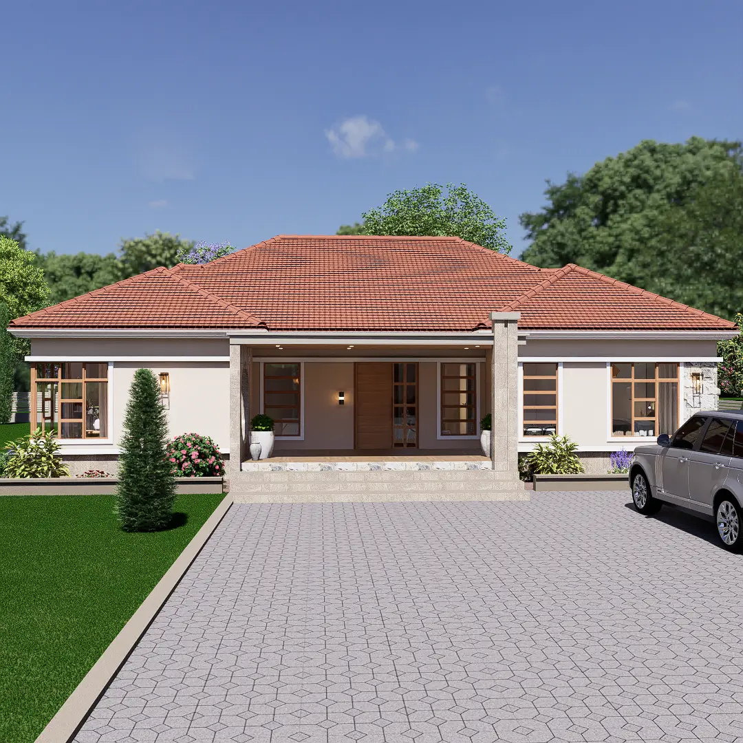 3 bedroom house design front RMC35