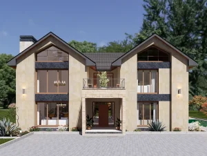 RMC36 4 bedrooms house design maisonette