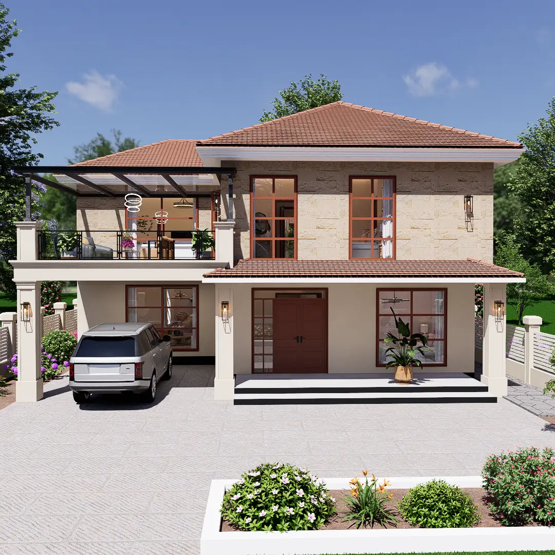 4 bedroom maisonette front view