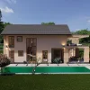RMC36 4 bedrooms house design maisonette E-02