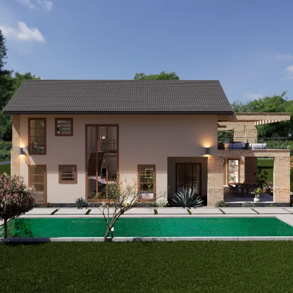 RMC36 4 bedrooms house design maisonette E-02