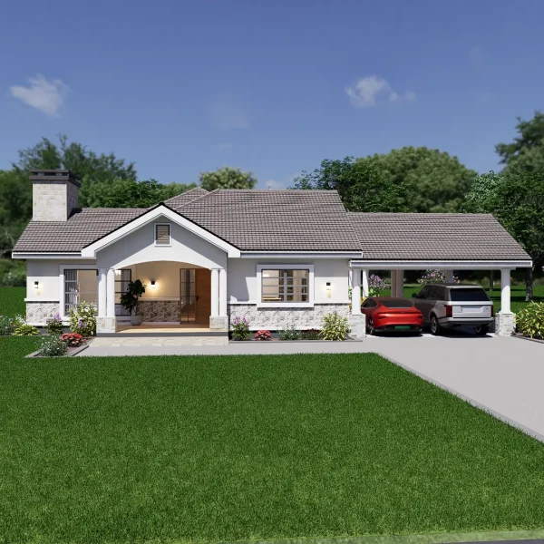 E-01 3 BEDROOM HOUSE DESIGN RMC38
