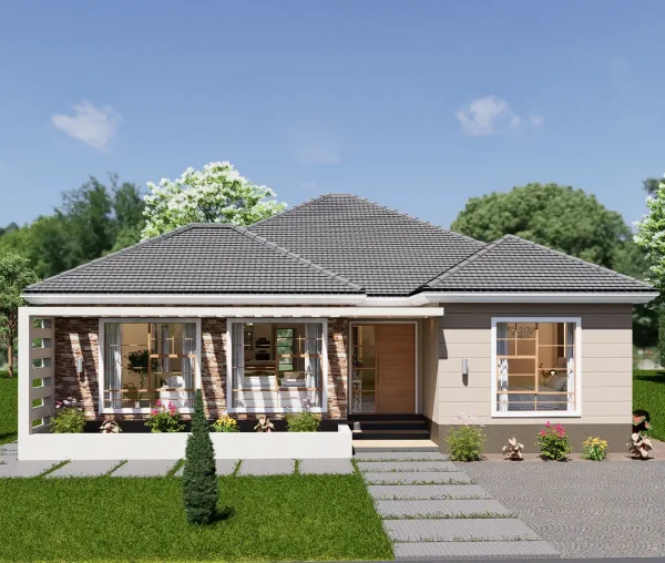 3 bedroom house design E-01