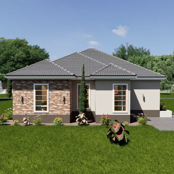 3 bedroom house design E-03