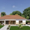 RMC46 3 Bedroom house design E-01