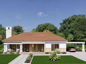 RMC46 3 Bedroom house design E-01