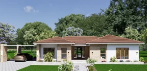 RMC45 3 bedrooms house design E-01
