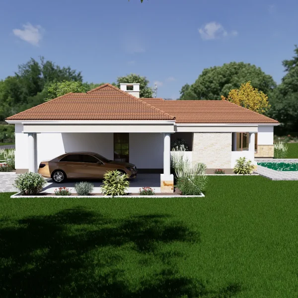 RMC46 3 Bedroom house design E-02