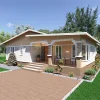 Skillion roof 3 bedroom house design RMC51 E-0 Front