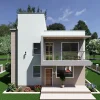 RMC53 4 bedroom flat roof maisonette house design E-03