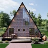 RMC52 3 bedroom A frame house design E-03
