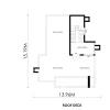 4 bedroom Flat Roof Maisonette 14.46M X 16.69M house design. RMC53