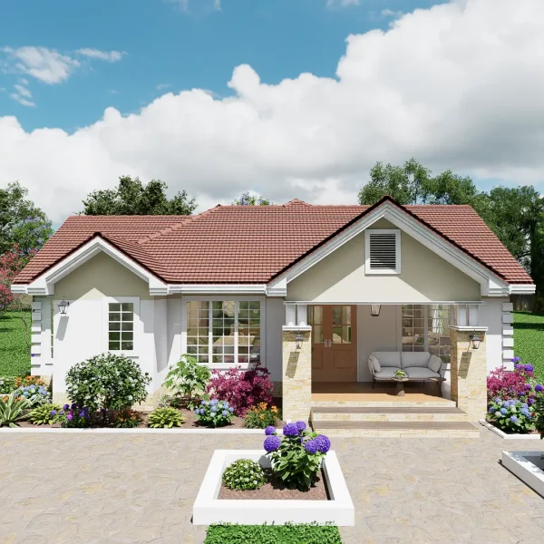 RMC 56 3 bedroom house design E-01 RMC 56 3 bedroom house design E-01