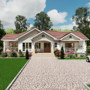 RMC58 4 Bedroom house design E-01 RMC58 4 Bedroom house design E-01