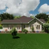RMC57 3 bedroom house design architectural plans E-02