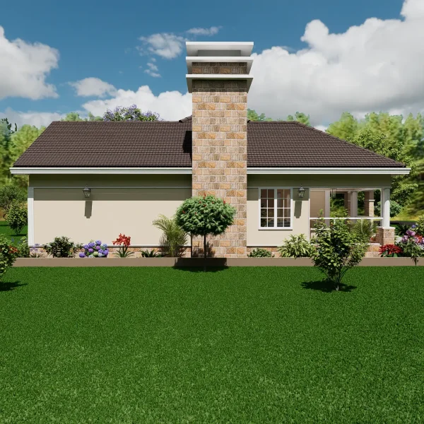 RMC57 3 bedroom house design architectural plans E-04