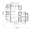 Modern 4 Bedroom house design 19.5M X 19.6M. RMC58