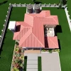 RMC55 3 Bedroom maisonette house design roof plan RMC55 3 Bedroom maisonette house design roof plan