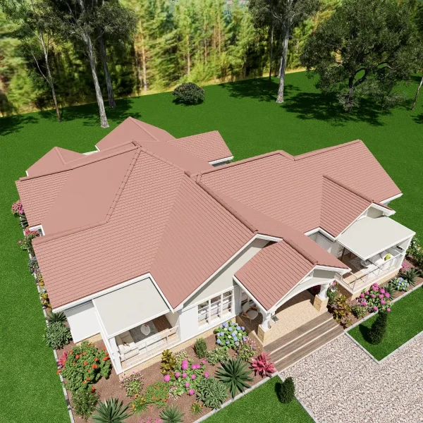 RMC58 4 Bedroom house design top