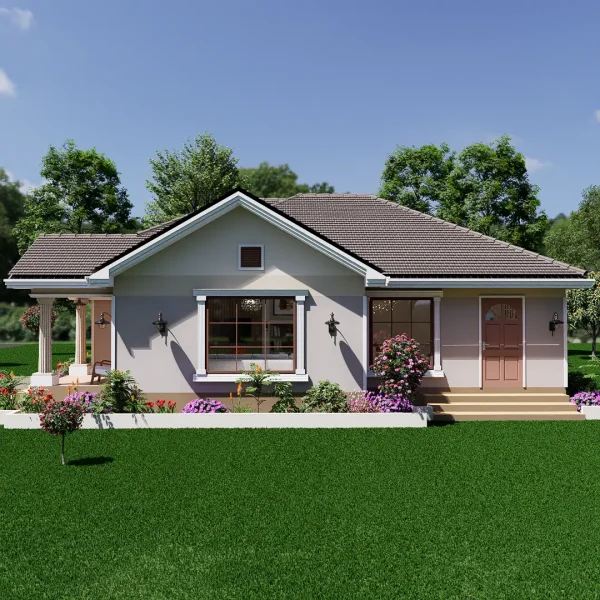 RMC59 small 3 bedroom house design E-02